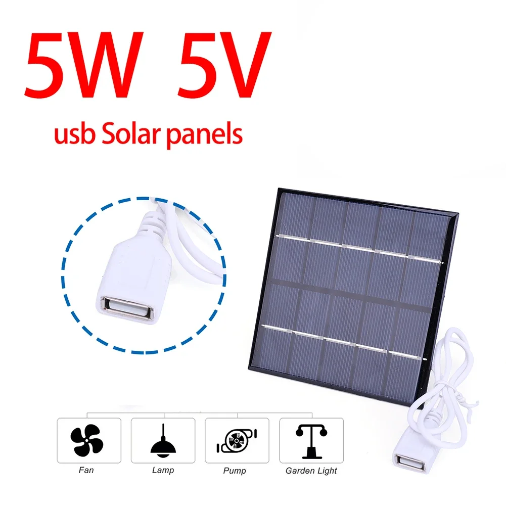 Outdoor Power Board - 5W 5V Solar Panel Solar Battery