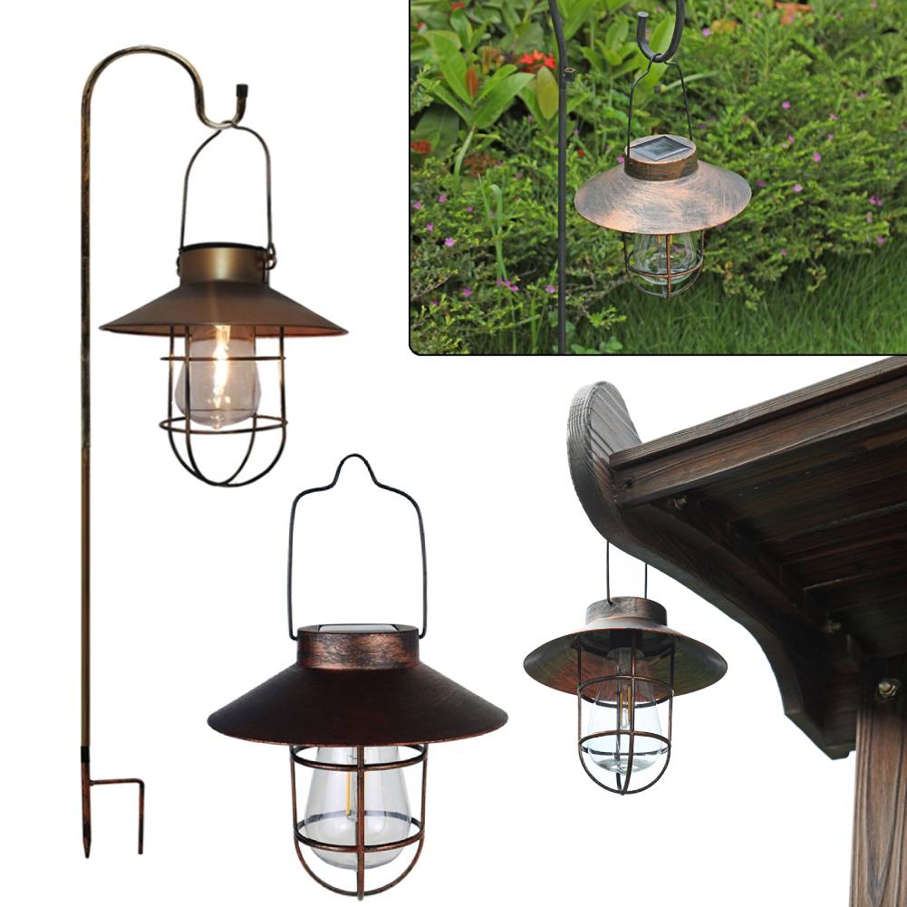 Outdoor Power Outlet Solar - Solar Retro Camping Lantern Waterproof Vintage