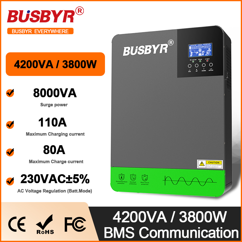 4.2KW 6.2KW Hybrid Solar Inver - Portable Generator Inverter review and price