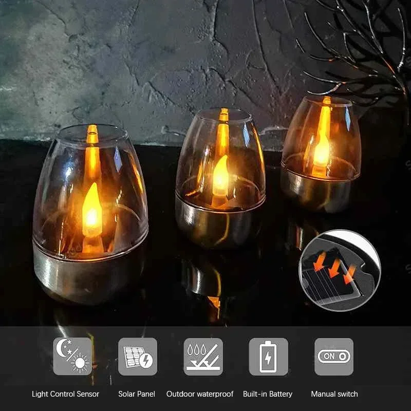LED Solar Candles Light Flamel - Outdoor Power Outlet Solar review and price
