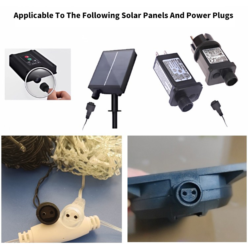 2Pin LED Connector With 25cm C - Outdoor Power Outlet Solar review and price