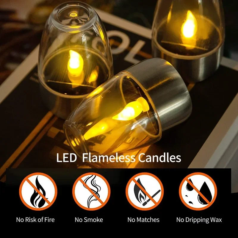 Solar Powered Flameless Candle - Outdoor Power Outlet Solar review and price