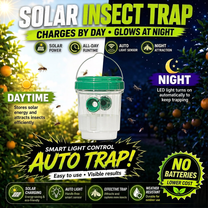 Solar Powered Fruit Fly Traps  - Outdoor Power Outlet Solar review and price