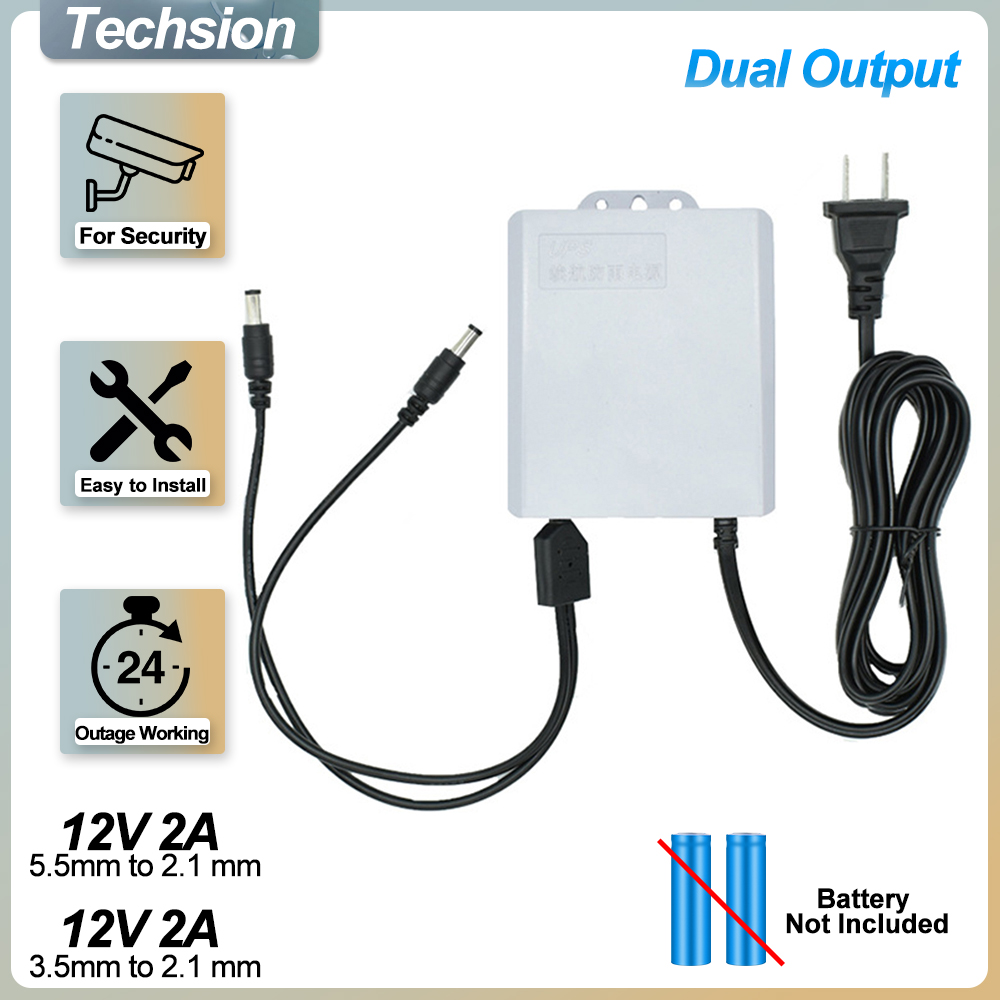 Dual Output 12V 2A UPS Monitor - Outdoor Power Supply 12V review and price