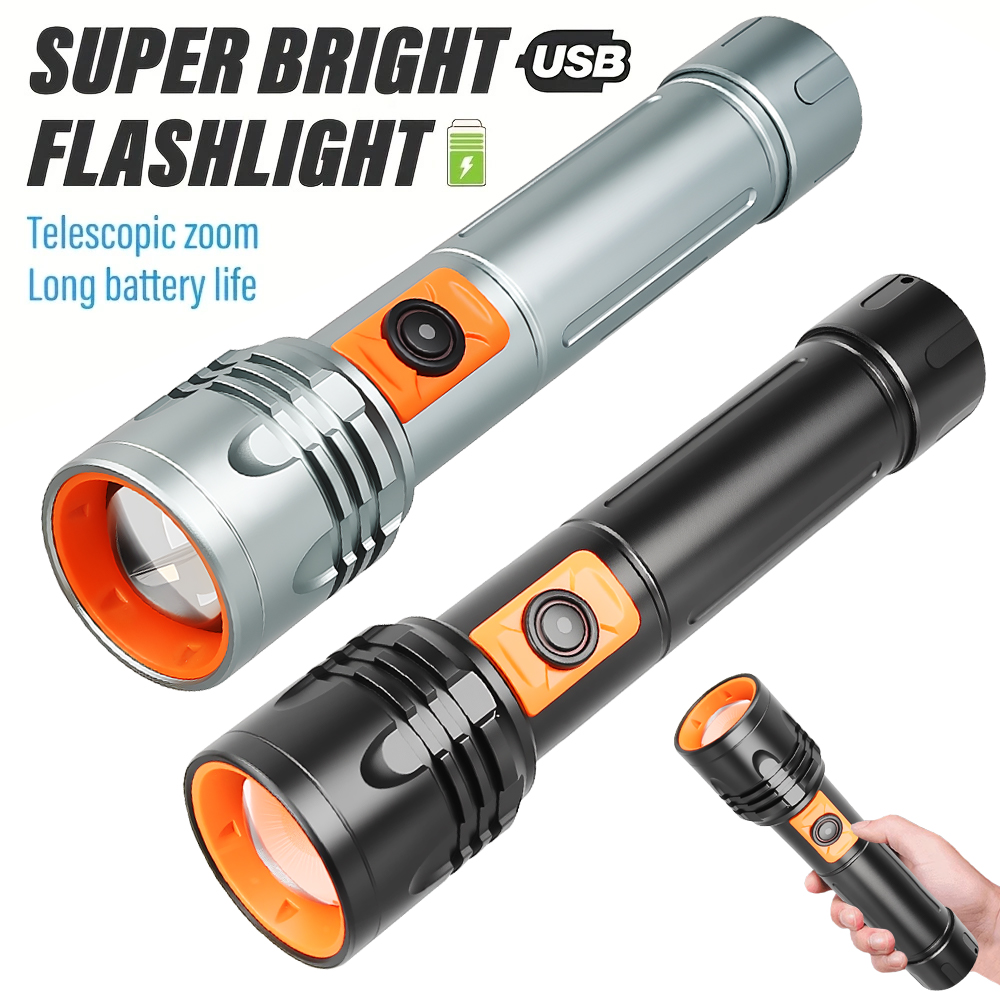 High Power LED Flashlight USB  - Outdoor Power For Lights review and price