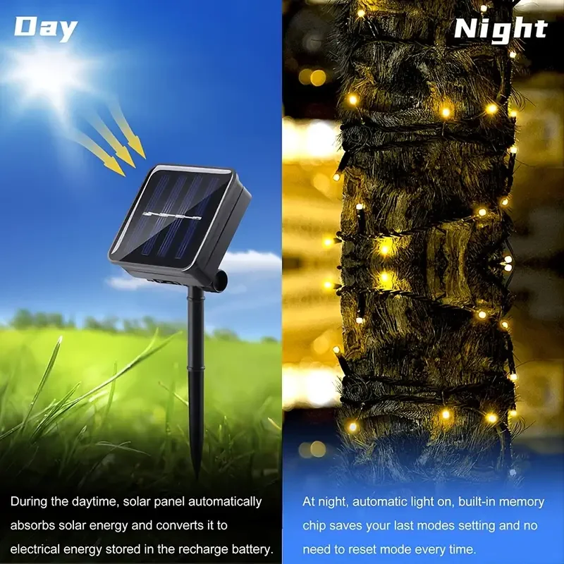 LED Solar Light String 8 Funct - Outdoor Power Outlet Solar review and price