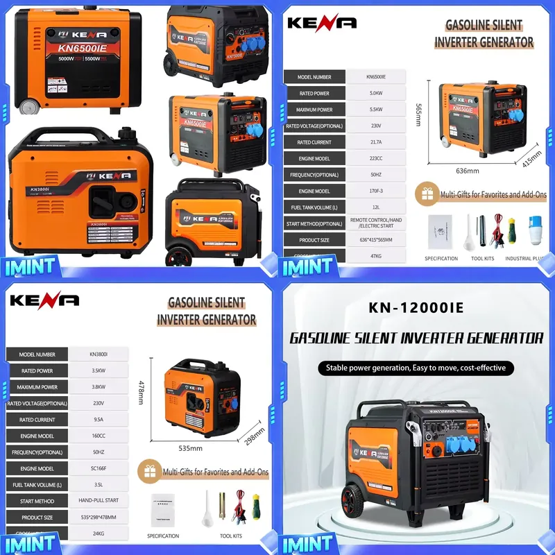 3.5kW 6.5kW Dual-Fuel LPG/CNG  - Portable Generator Inverter review and price