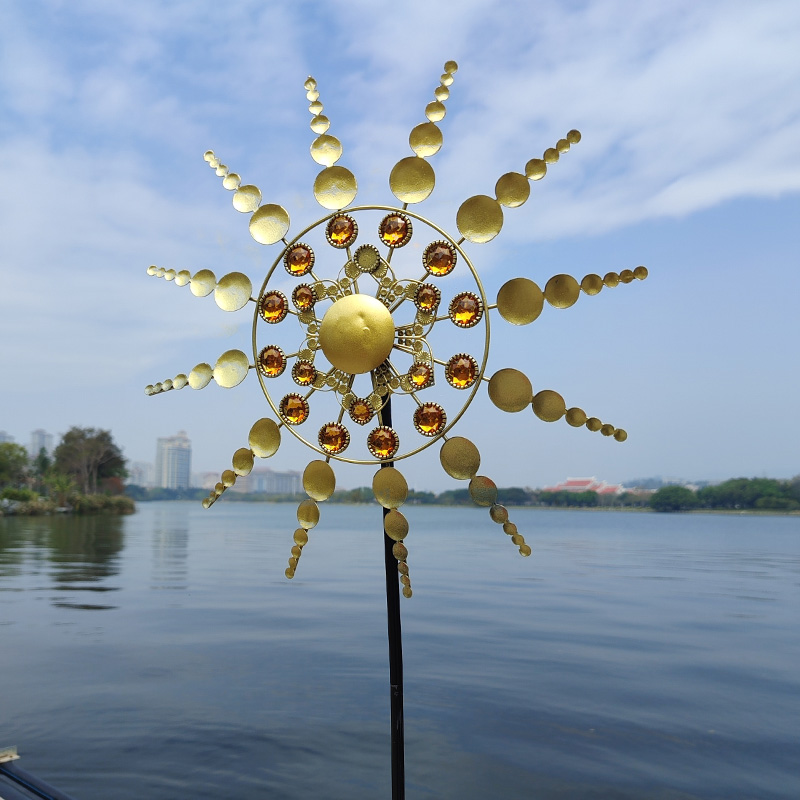 Sunflower Iron Windmill Spinne - Outdoor Power And Plant review and price