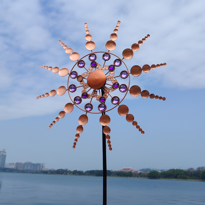 Sunflower Iron Windmill Spinne - Outdoor Power And Plant review and price