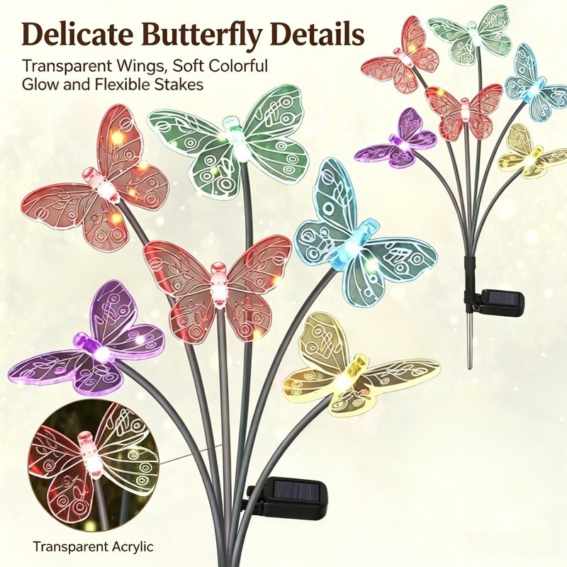 Solar Powered Butterfly Lights - Outdoor Power For Lights review and price
