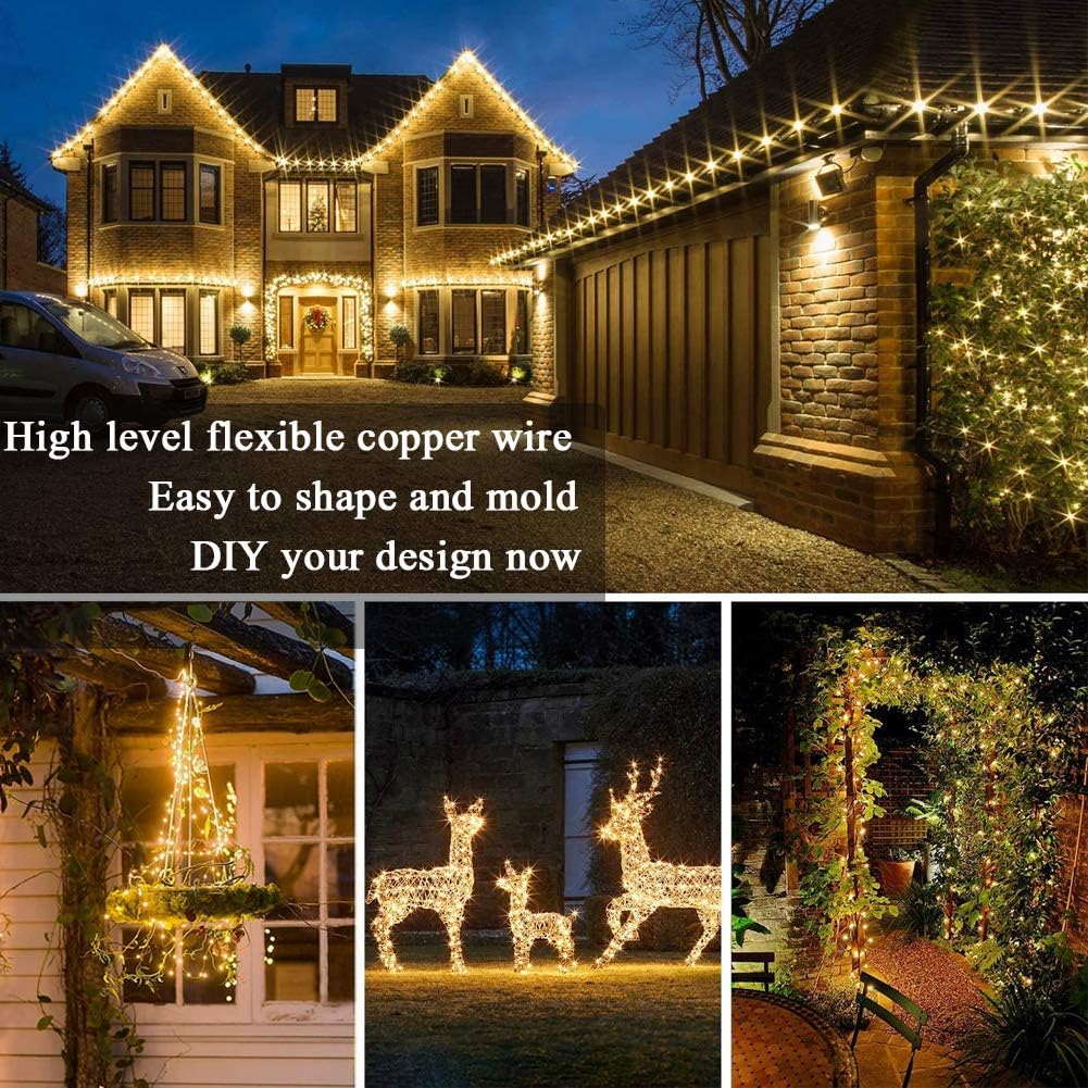 Solar Power LED Garland 8 Mode - Outdoor Power And Plant review and price