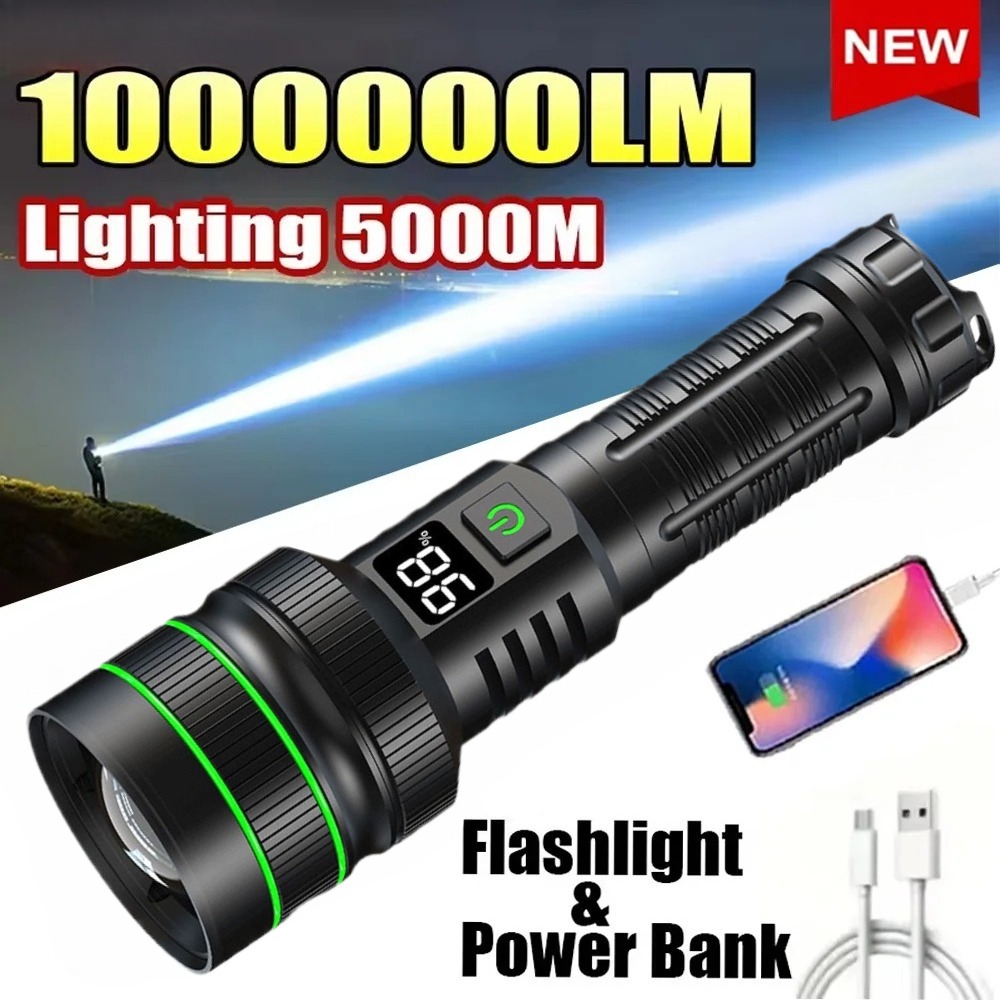 Powerful LED Flashlight Zoomab - Outdoor Power For Lights review and price