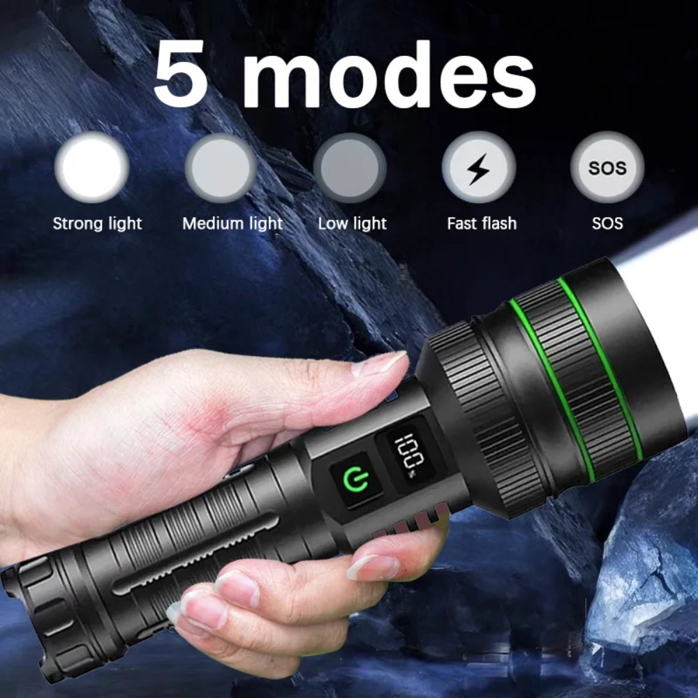 Powerful LED Flashlight Zoomab - Outdoor Power For Lights review and price