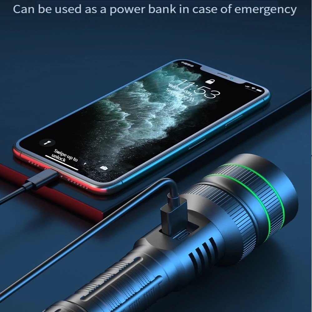 Powerful LED Flashlight Zoomab - Outdoor Power For Lights review and price