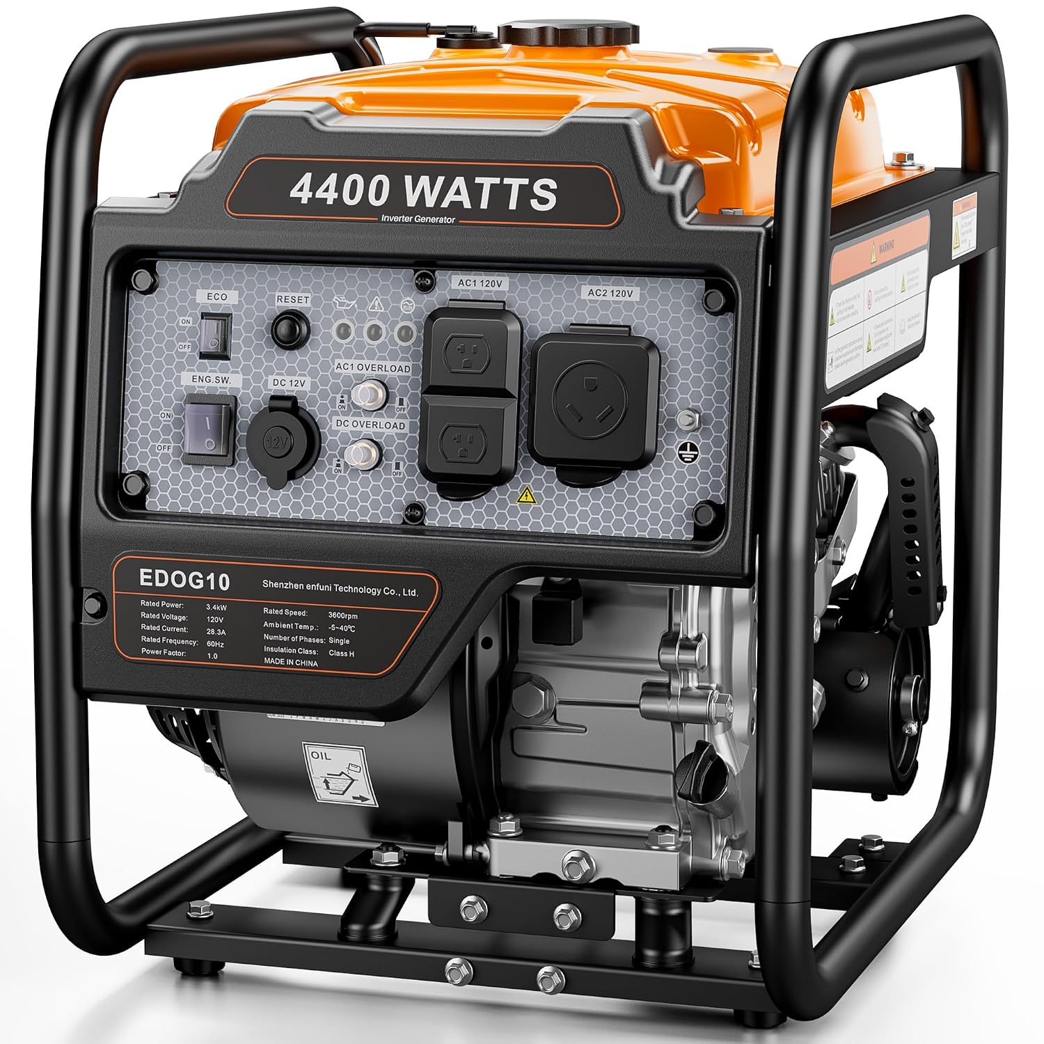 4400W Gas Open Frame Portable  - Portable Generator Inverter review and price
